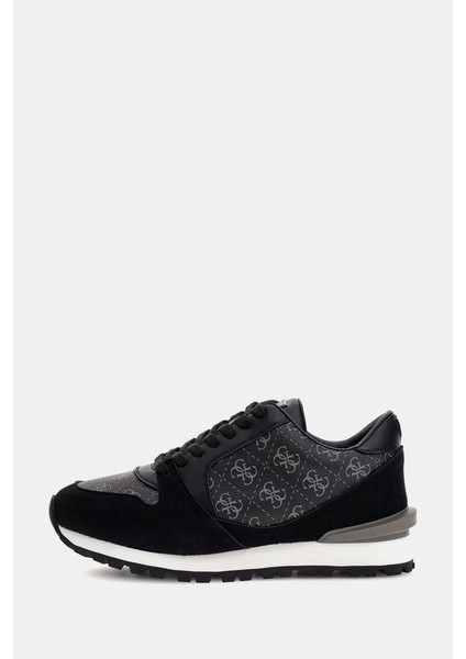 Erkek Siyah Arona 4g Logolu Sneaker