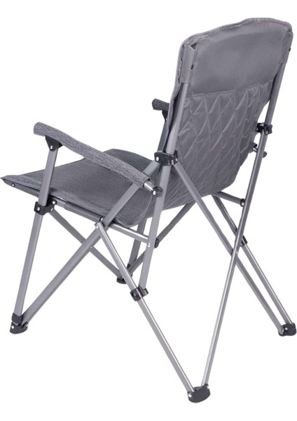 Trono Katlanabilir Kamp Sandalyesi - Orcamp - Gri
