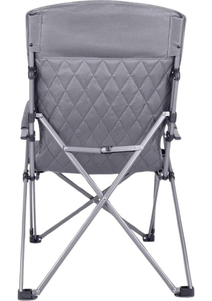 Trono 3 Katlanabilir Kamp Sandalyesi - Orcamp - Kademeli - Gri