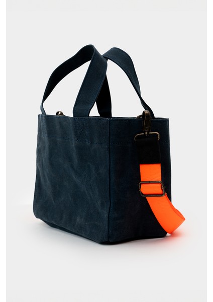 Kanvas Askılı Günlük Kullanım Omuz ve El Çantası Tote Bag - Sert Kumaş
