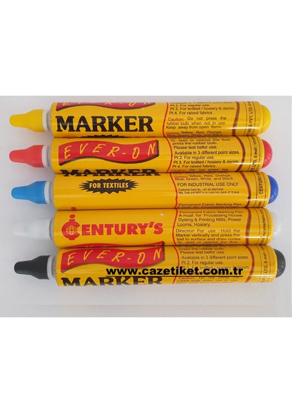 Ever-On Marker(Kırmızı) Tekstil Işaretleme Kalemi