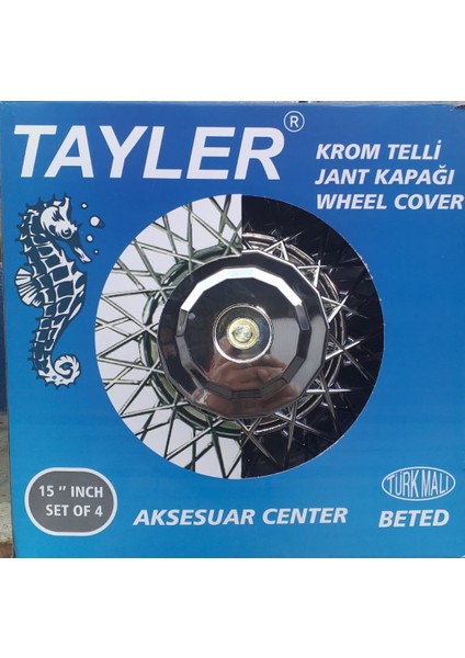 Krom Telli Jant Kapağı 15 Inç
