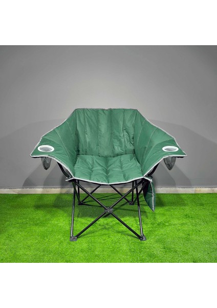 Argeus Nevgrande Comfort Katlanabilir Kamp Sandalyesi Yeşil