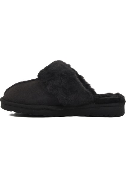 Siyah İçi Kürklü Kadın Ev Terliği PC-54392 Z fiyatları