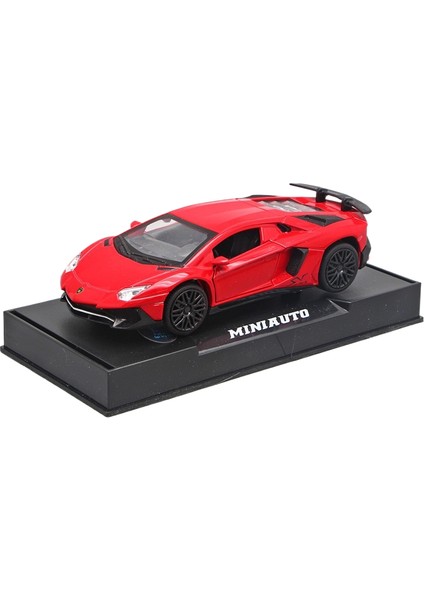 (Kutulu) 1:32 Lambo LP780 Spor Araba Alaşım Araba Modeli Ses ve Işık Oyuncak Spor Araba Chenghai (Yurt Dışından)
