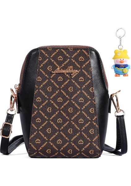 Cep Telefonu Çantası Kadın Crossbody Küçük Çanta Gündelik Büyük Kapasiteli Fermuarlı Kadın Çantası Çok (Yurt Dışından)
