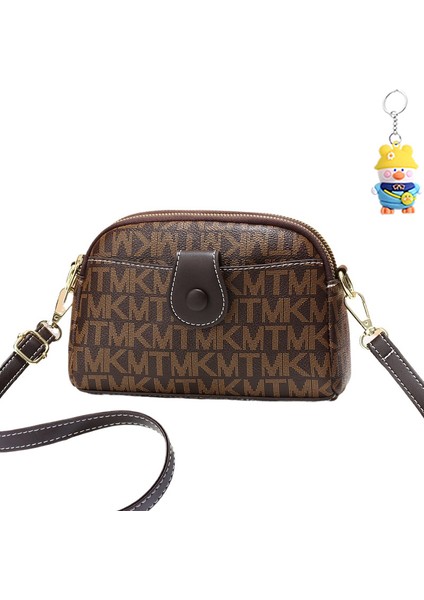 Çanta Küçük Kare Çanta Kadın Crossbody Çanta Çok Katmanlı Cep Telefonu Çanta Omuz Çanta (Yurt Dışından)