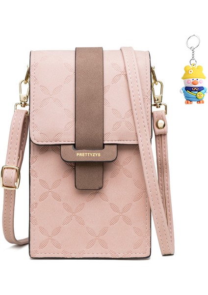 Cep Telefonu Çanta Kadın Toka Küçük Kare Çanta Omuz Crossbody Çanta Kozmetik Çanta (Yurt Dışından)