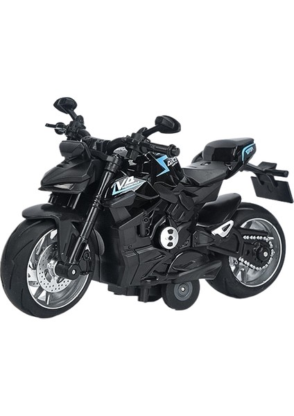 Oyuncak Polis Arabası Modeli Simülasyon Motosiklet Alaşım Araba Modeli Erkek Bumerang Oyuncak Araba Işıkları Ses Efektleri Erkek (Yurt Dışından)