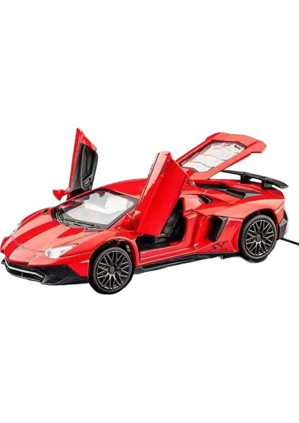 1;32 Lambo LP780 Alaşım Araba Modeli Simülasyon Spor Araba Yarışı Erkek Çocuk Oyuncakları Koleksiyon Süsleri (Yurt Dışından)