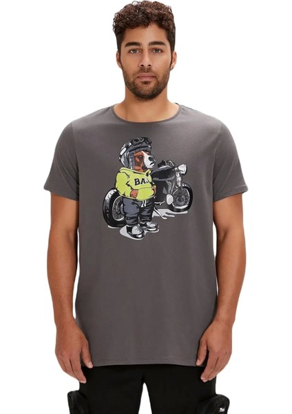 Badbear Fave Erkek Tshirt - Antrasit