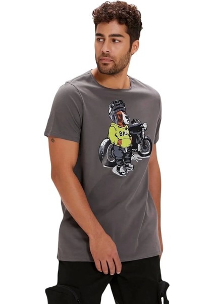 Badbear Fave Erkek Tshirt - Antrasit
