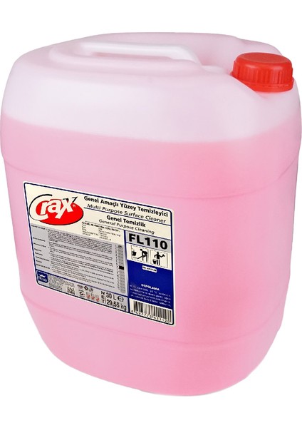 Parfümlü Yüzey Temizleyici (Kurulanmadan, Durulamadan) 30 kg