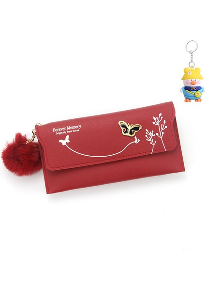 Moda Bayan Uzun Cüzdan Clutch Kadın Uzun Çanta Kart Tutucu Para Cüzdanı (Yurt Dışından)