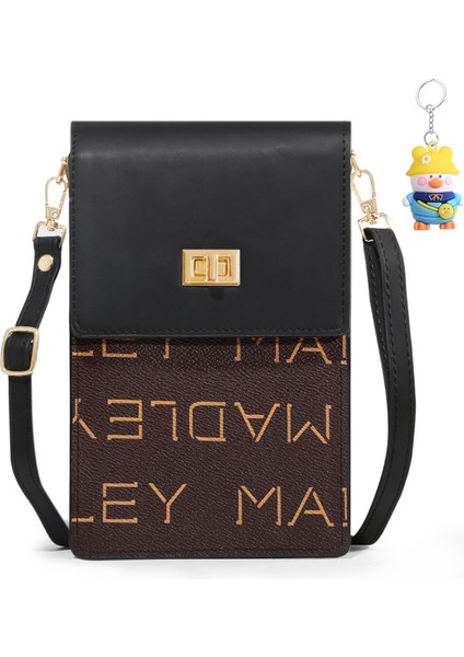 Moda Bayan Cep Telefonu Çantası Kontrast Renk Çapraz Omuz Küçük Omuz Çantası Çok Fonksiyonlu Cep Telefonu (Yurt Dışından)