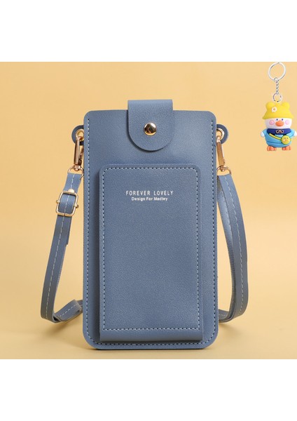 Moda Basit Tek Omuz Küçük Çanta Crossbody Cep Telefonu Çantası Kadın Sürücü Ehliyet Kart Tutucu (Yurt Dışından)