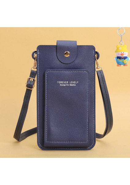 Moda Basit Tek Omuz Küçük Çanta Crossbody Cep Telefonu Çantası Kadın Sürücü Ehliyet Kart Tutucu (Yurt Dışından)