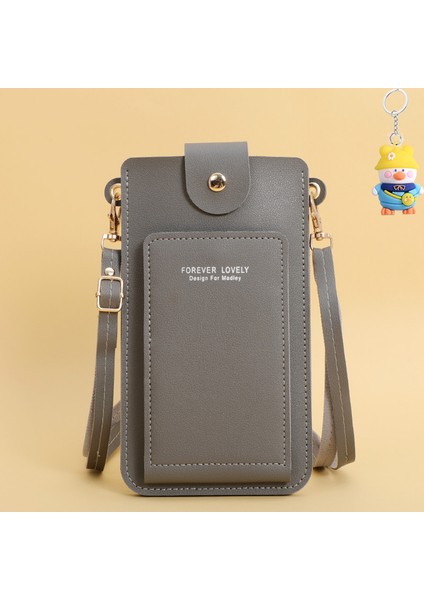 Moda Basit Tek Omuz Küçük Çanta Crossbody Cep Telefonu Çantası Kadın Sürücü Ehliyet Kart Tutucu (Yurt Dışından)