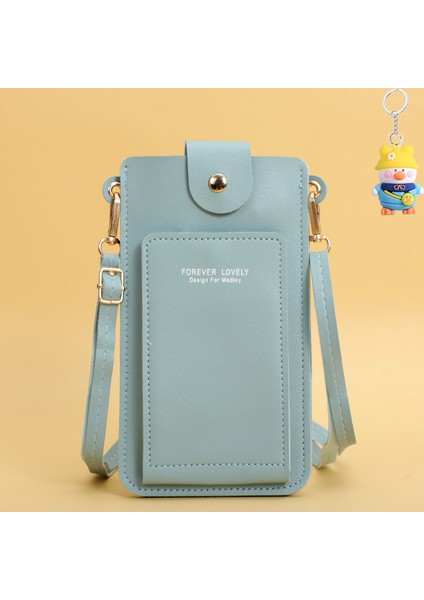 Moda Basit Tek Omuz Küçük Çanta Crossbody Cep Telefonu Çantası Kadın Sürücü Ehliyet Kart Tutucu (Yurt Dışından)