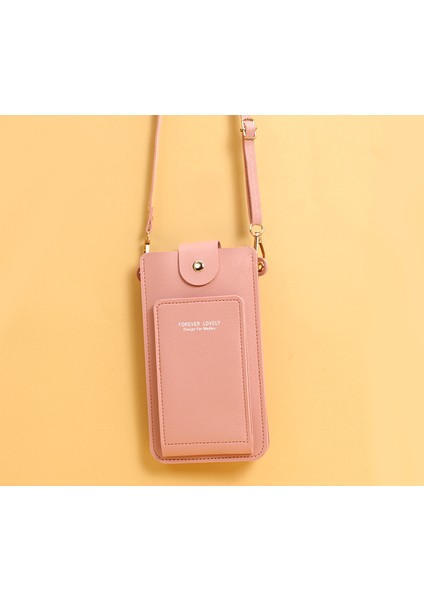 Moda Basit Tek Omuz Küçük Çanta Crossbody Cep Telefonu Çantası Kadın Sürücü Ehliyet Kart Tutucu (Yurt Dışından)