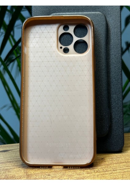 iPhone 13 Pro Max Özel Renkli Tasarım Cam Arka Kapak Kamera Çerçeve Koruyuculu Silikon Yapı Gennluna Kılıf