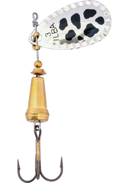 Alabalık Turna Döner Olta Kaşık - Ilba Spark Eco 95AN3 - Gümüş/Siyah - No:3 fiyatları