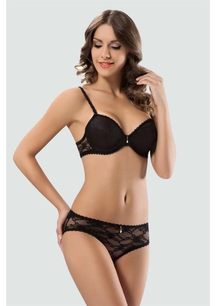 Pilelistore Le Jardin Desteksiz Dolgusuz Kaplı Sütyen Takımı 6042