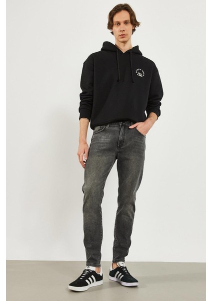 Erkek Smith Antrasit Tapered Fit Jean Pantolon fiyatları