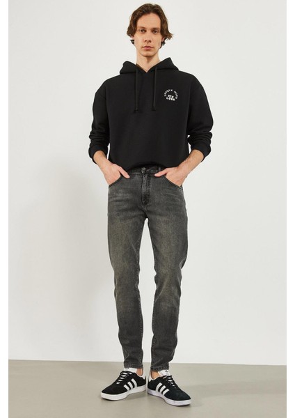 Erkek Smith Antrasit Tapered Fit Jean Pantolon modelleri
