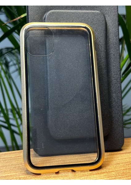 iPhone 11 Pro Max Metal Çerçeve Koruma Ön ve Arka Özel Safir Cam 360° Üstün Koruma GENN360 Kılıf modelleri