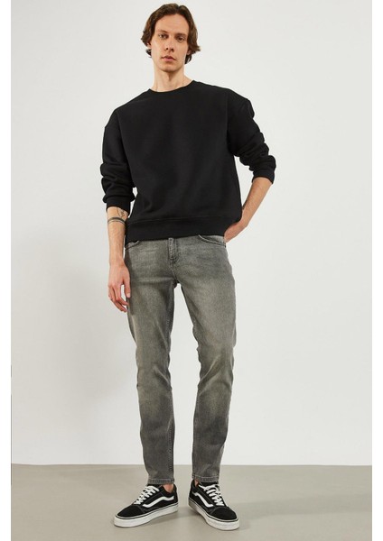 Erkek Edward Antrasit Slim Straight Jean Pantolon fiyatları