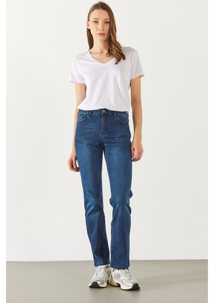 Gabriel Blue Black Straight Fit Jean Pantolon(Tencel)(Tm) - Blue Black indirimleri
