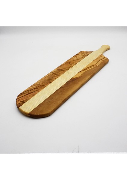 Ahşap Saplı Pide Sunum Tahtası - Dişbudak Ve Zeytin Ağacı – 60 Cm modelleri