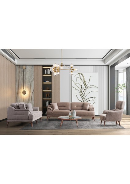 Verona Ahşap Ayaklı Kanepe