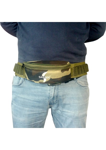 SAVAGE HH06067 Fişeklikli Bel Çantası Meşe Desen modelleri