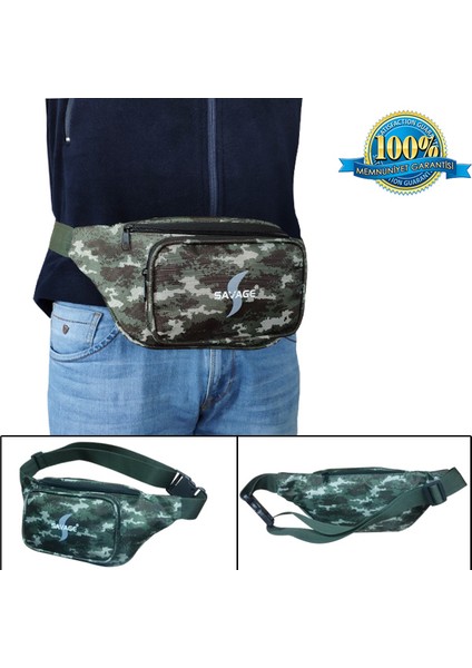 SAVAGE HH0297 Bel Çantası Dijital Kamuflaj