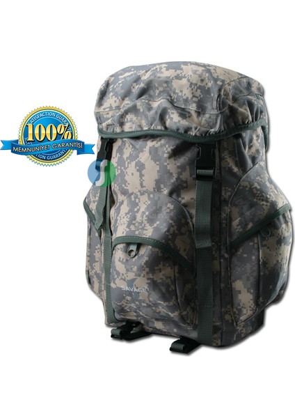 Savage Ventura 35LT. Gri Dijital Kamuflaj Sırt Çantası (HH06405)