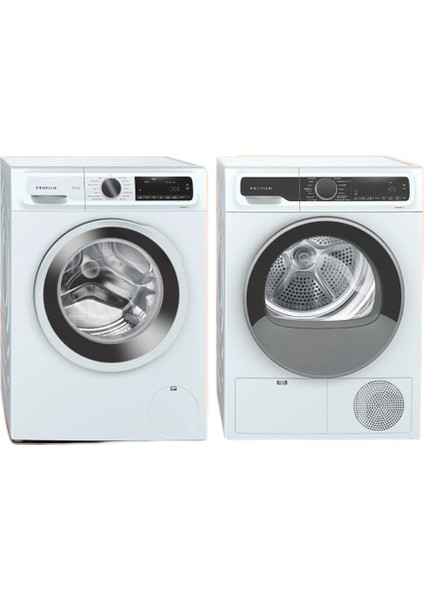 İkili Set- CGA142X0TR Çamaşır Makinesi ve KM9610CTR Kurutma Makinesi
