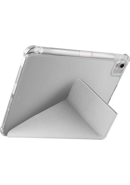 iPad Air 11 M2 2024 Yatay ve Dikey Standlı Antişok Köşe Korumalı Kalemlikli Origami Slikon Kılıf A2902 A2903 fiyatları