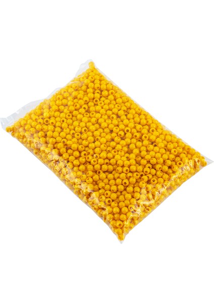 Yüzen Sazan Boncuğu - 10 mm - Sarı (1 Kg)
