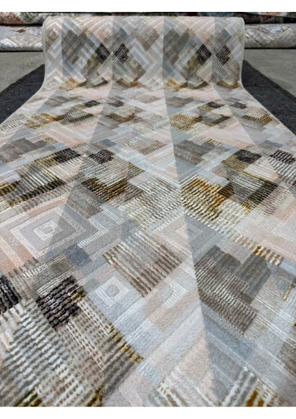 Kabartmalı Halı Dokusunda Jel Kaymaz Taban Yıkanabilir Kesme Yolluk Renkli Desen fiyatları