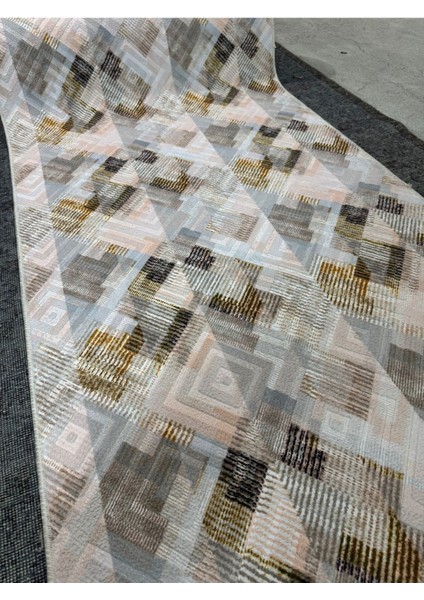 Kabartmalı Halı Dokusunda Jel Kaymaz Taban Yıkanabilir Kesme Yolluk Renkli Desen fırsatları