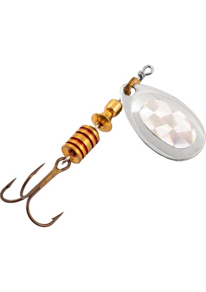 Alabalık Turna Döner Olta Kaşık - Ilba Tondo Alpha 30162 - Gümüş - No:2