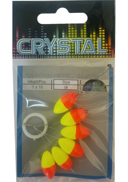 Crystal Renkli Şamandıra Stopper No:5 (6'lı) fiyatları