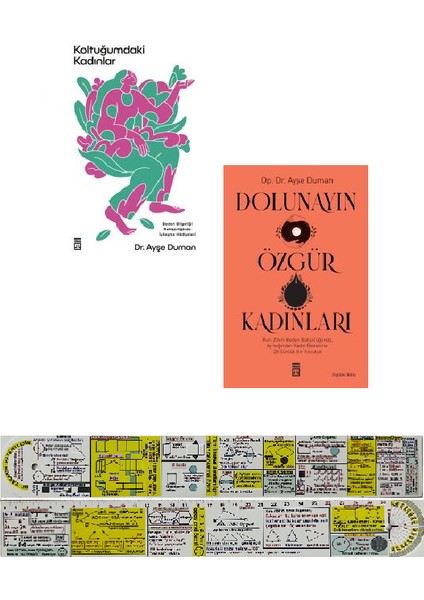 Koltuğumdaki Kadınlar / Dolunayın Özgür Kadınları 2 Kitap Set (Matematik Öğreten Cetvel) - Ayşe Duman