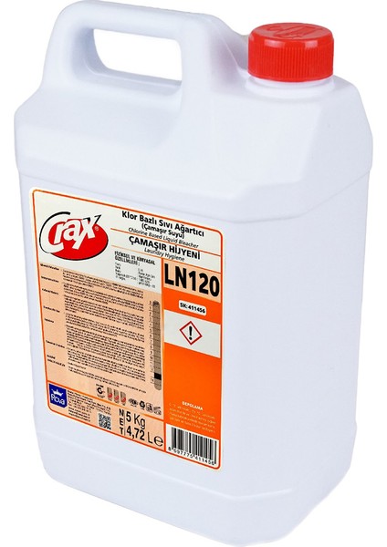 Klor Bazlı Sıvı Ağartıcı (Çamaşır Suyu) 4000 gr