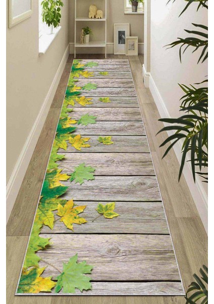 Bej Kaymaz 3D Üç Boyutlu Kesme Rulo Özel Ölçülü Yolluk AR253