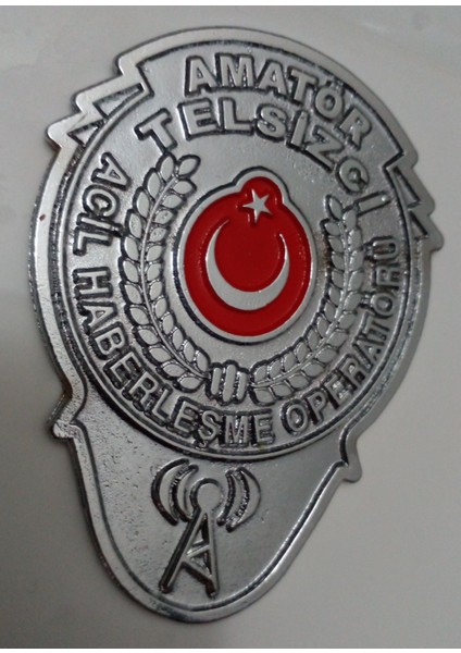 Telsiz Operatörü,amatör Telsizci,cüzdan Rozeti Al.sadece Çağrı Kodu Bulunan Alabilir.sivile Satılmaz.