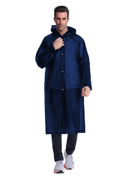 Savage Pvc Lacivert Cep Yağmurluk (11011)