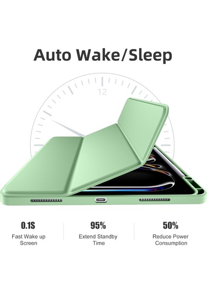 Apple iPad Pro 11 Inç M4 2024 Uyumlu Kılıf Pen Slot Charging Case Kalem Bölmeli A2836 A2837 A3006 fiyatları